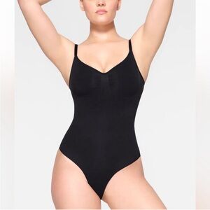SKIMS Black Bodysuit